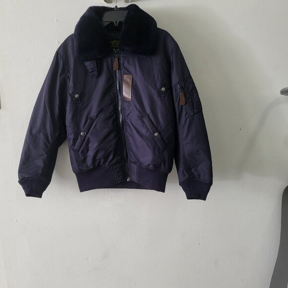 Okonkwo Military Jacket Men's Black US Air Force Logo Long Sleeve Size Medium - Picture 6 of 12